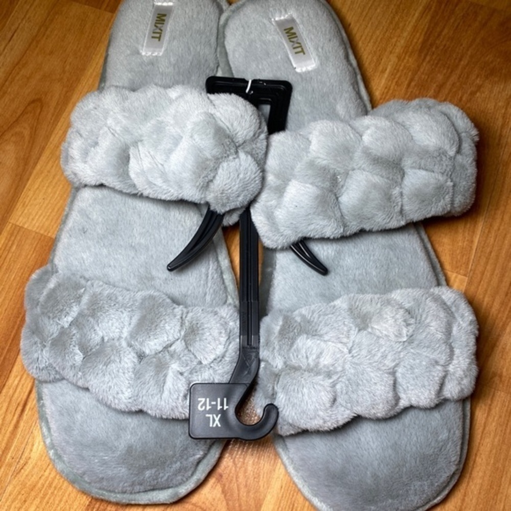 MIXIT Braided Dual Band Womens Slip-On Slippers XL - Picture 2 of 3